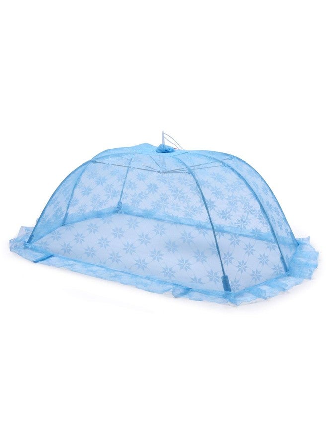 EIO�Mosquito Net Floral Design Large Size (Blue) - Image 1