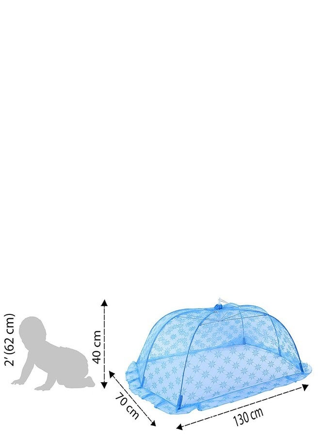 EIO�Mosquito Net Floral Design Large Size (Blue) - Image 2