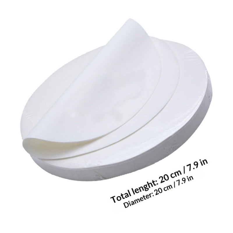 20cm Round Baking Parchment Paper 500 Sheets Non Stick Oven Liner for Cooking Grilling Frying - Image 3