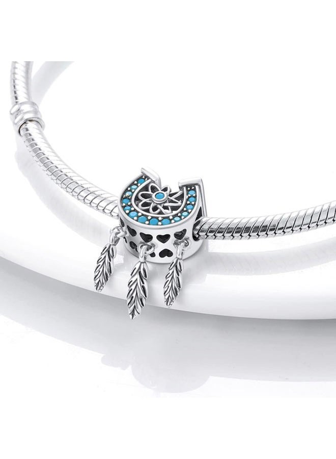 Parmuz Charms for Bracelets 925 Sterling Silver summer travel Ocean Lucky charm beads Pendant Jewelry Gift for Woman Mom - Image 4
