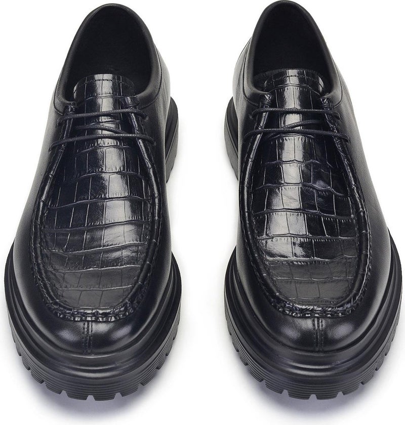 Nevzat Onay Black Classic Lace-Up Men's Shoes -70351-  - Image 4