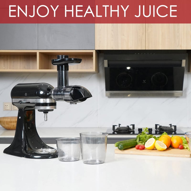 KITOART Masticating Juicer Attachment For Kitchenaid All Models Stand Mixers  Masticating Juicer  Slow Juicer Attachment For Kitchenaid All Models Stand Mixers  Black(Machine/Mixer Not Included) - Image 5