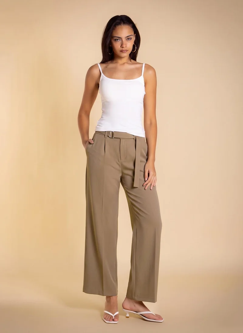 شايبس TAILORED TROUSERS WITH BELT