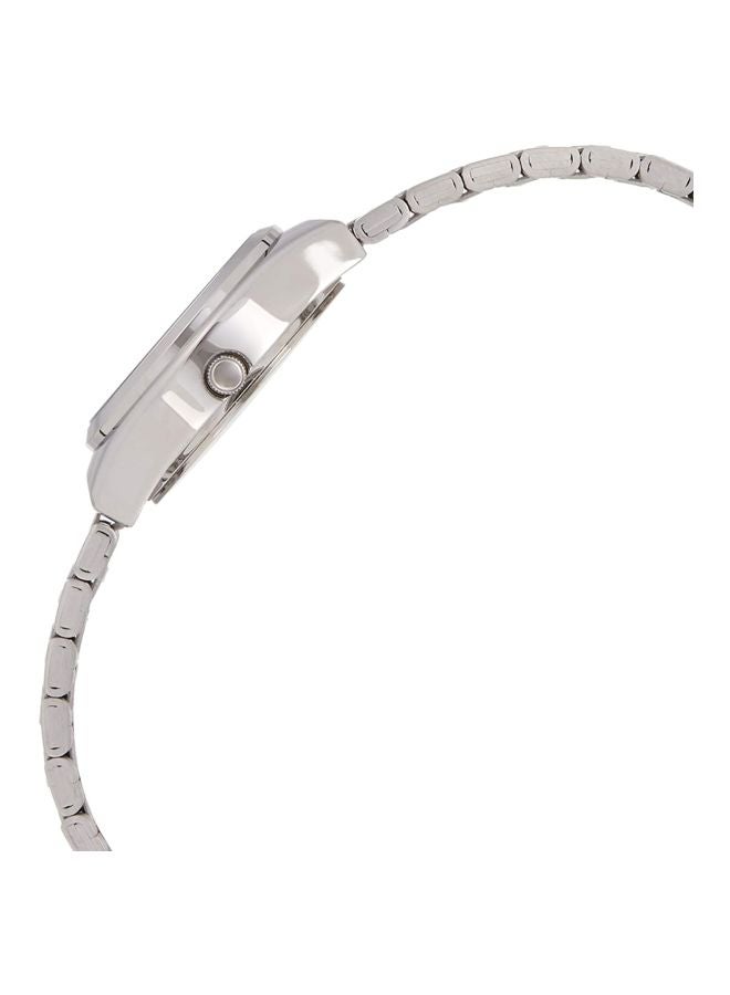 كاسيو ساعة يد بعقارب وسوار من الإستانلس ستيل طراز LTP-1170A-7ARDF - مقاس 26 مم - لون فضي نساء - Image 4