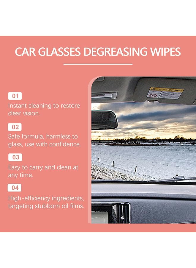 KASTWAVE Automotive Oil Film Cleaning Wipes, Windshield Cleaner & Oil Film Remover For Car Windows, Headlights, Mirrors - Safe For All Glass Surfaces, Trucks, Boats, Rvs (2 Packs - 20 Tablets) - Image 5