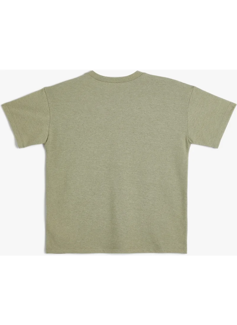 KOTON Basic T-Shirt Short Sleeve Crew Neck