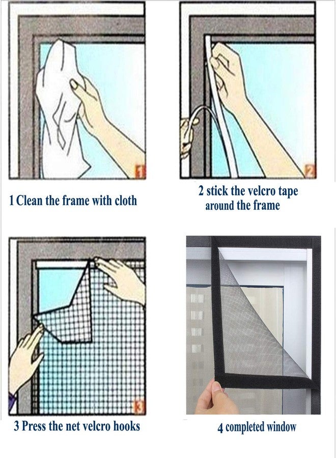 Mesh Masters Mosquito net for Window One Year Guarantee 120 x 150 cm Grey Color - Image 4
