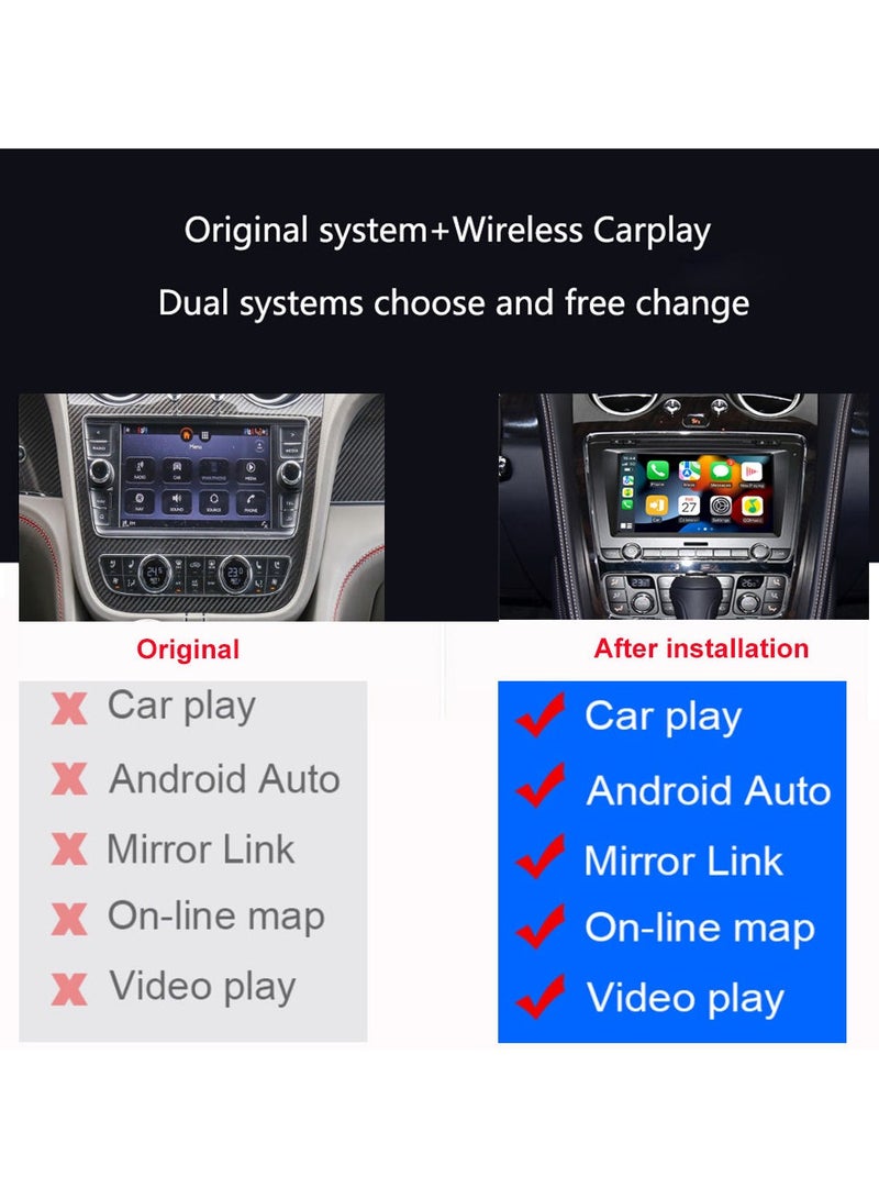Raymos Wireless Carplay and Android Auto Interface Linux System Multimedia Upgrade for Range Rover ( Harman ) system -  Phone Mapping Local Audio and Video Playback Supporting the Installation of AHD front and Reverse with 360 Degree Panoramic Camera - Image 3