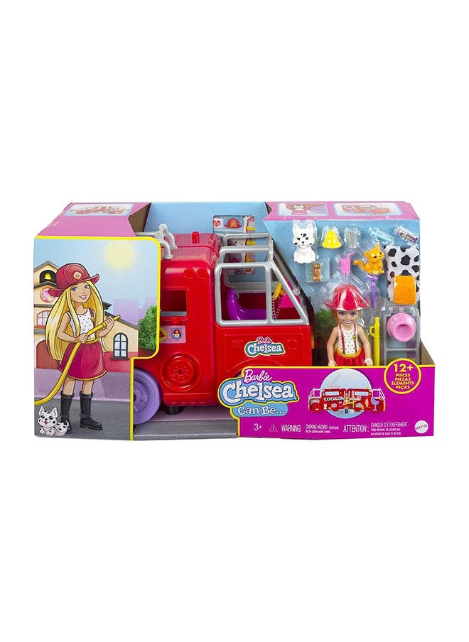 Barbie - 12 قطعة لعبة شاحنة إطفاء نادي تشيلسي - Image 1