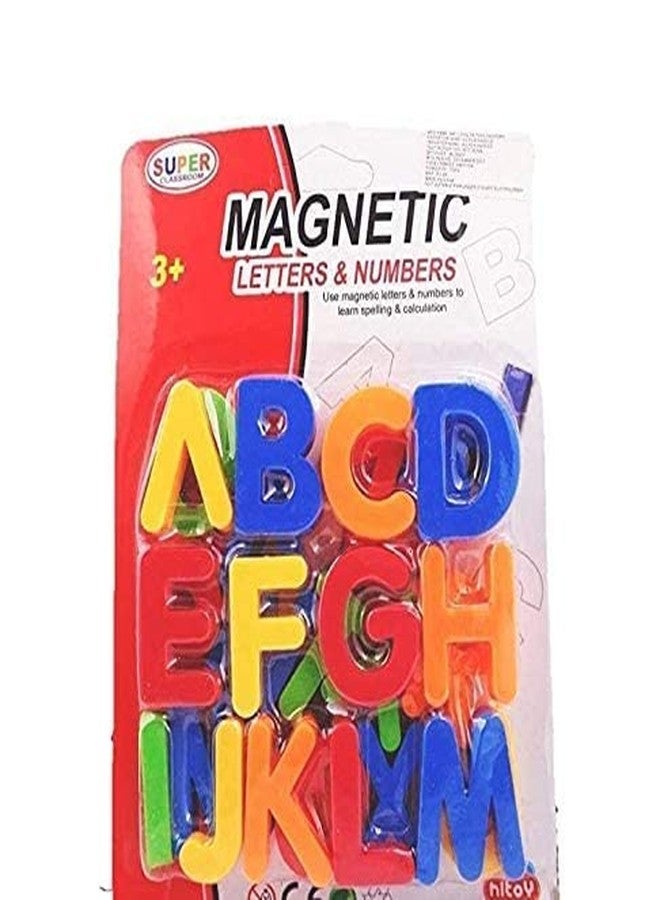DISILA TRADERS Plastic Made Magnetic Learning Alphabets (Uppercase) for Kids for Learning and Play. (Random Color and Design - Pack of 1) - Image 2
