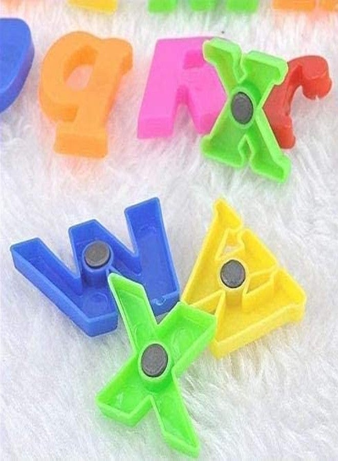 DISILA TRADERS Plastic Made Magnetic Learning Alphabets (Uppercase) for Kids for Learning and Play. (Random Color and Design - Pack of 1) - Image 4