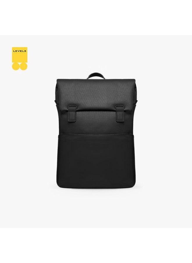 Level8 Backpack, Stylish Casual 15.6-inch Laptop Bag For Men And Women, Borderless Series Backpack, Black - Image 3