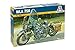 Italeri Harley Davidson WLA 750 WWII Military Motorcycle 19 Scale Plastic Model Kit 7401 - Image 3