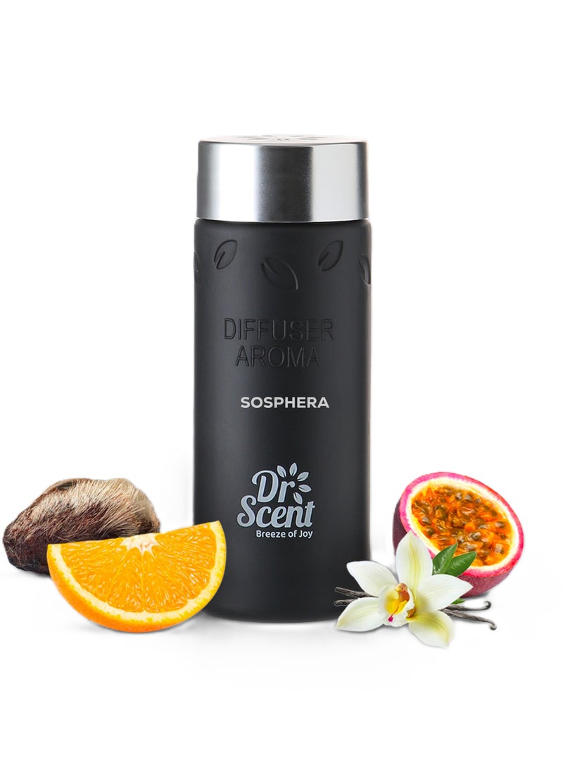 Dr Scent Dr Scent Diffuser Aroma Oil - Made with Organic Ingredients | Ideal for Offices, Homes, Hotels & Spas - SOSPHERA 170 ml  - Image 1