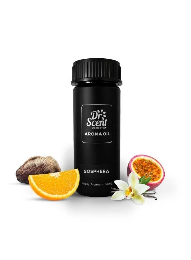 Dr Scent Dr Scent Diffuser Aroma Oil Sosphera - Made with Organic Ingredients | Ideal for Offices, Homes, Hotels & Spas - 170 ml