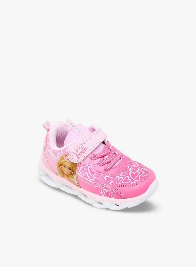 باربي Girls Hook & Loop Sneakers