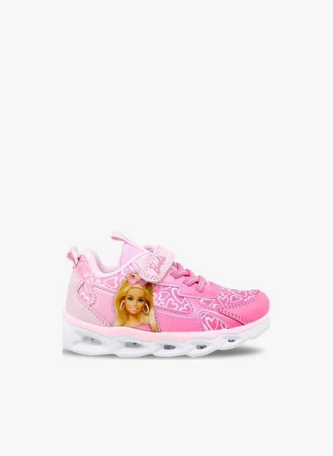 باربي Girls Hook & Loop Sneakers