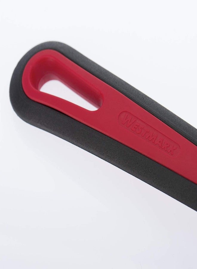 ويست مارك ملعقة ووك غير لاصقة من ويستمارك ألمانيا، مصنوعة من البلاستيك الحراري، طولها 12.4 بوصة (أحمر/أسود) - Image 5