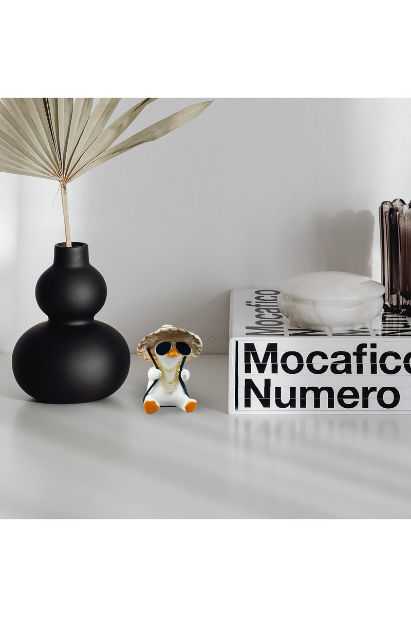 فلوشرينيك حلية تعليق البطة المتأرجحة في السيارة - حلية مرآة الرؤية الخلفية اللطيفة - إكسسوارات للرجال والنساء والمراهقين - مناسبة للسيارات والشاحنات والمنازل والمكاتب - Image 5