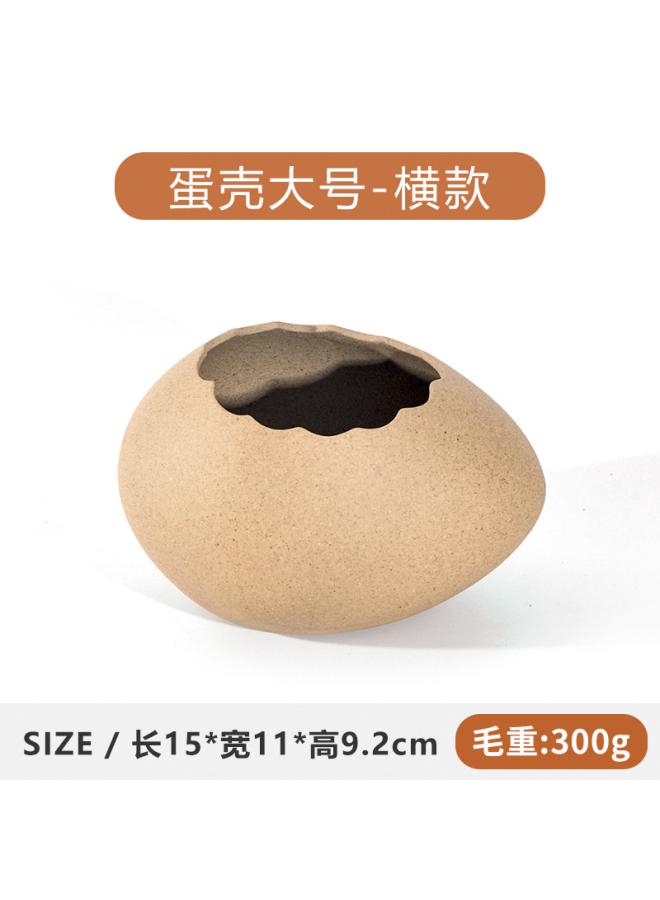Creative Bird's Nest Broken Egg Shell Bowl Ostrich Egg Birthday Internet Red Restaurant Easter Dessert Special Tableware Plate 