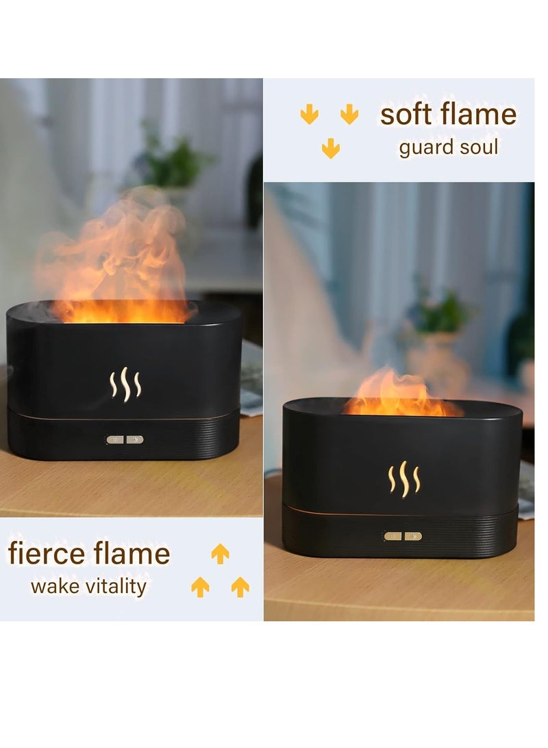 ELTRAZONE Original Flame Air Diffuser,Ultra-Silent Cool Mist Humidifier with Waterless Auto-Off Protection Aroma Diffuser for Home,Office or Yoga - Image 4