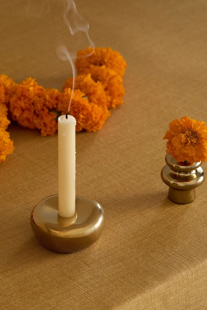 H&M Metal candle holder