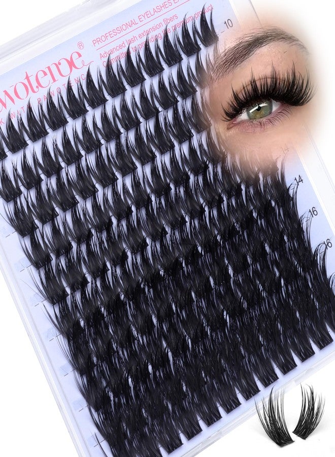 Pawotence Manga Lash Clusters 10-18mm Eyelash Clusters 120pcs Cluster Eyelash Extensions Anime Cluster Lashes Individual False Eyelashes for DIY Lash Extension at Home - Image 1