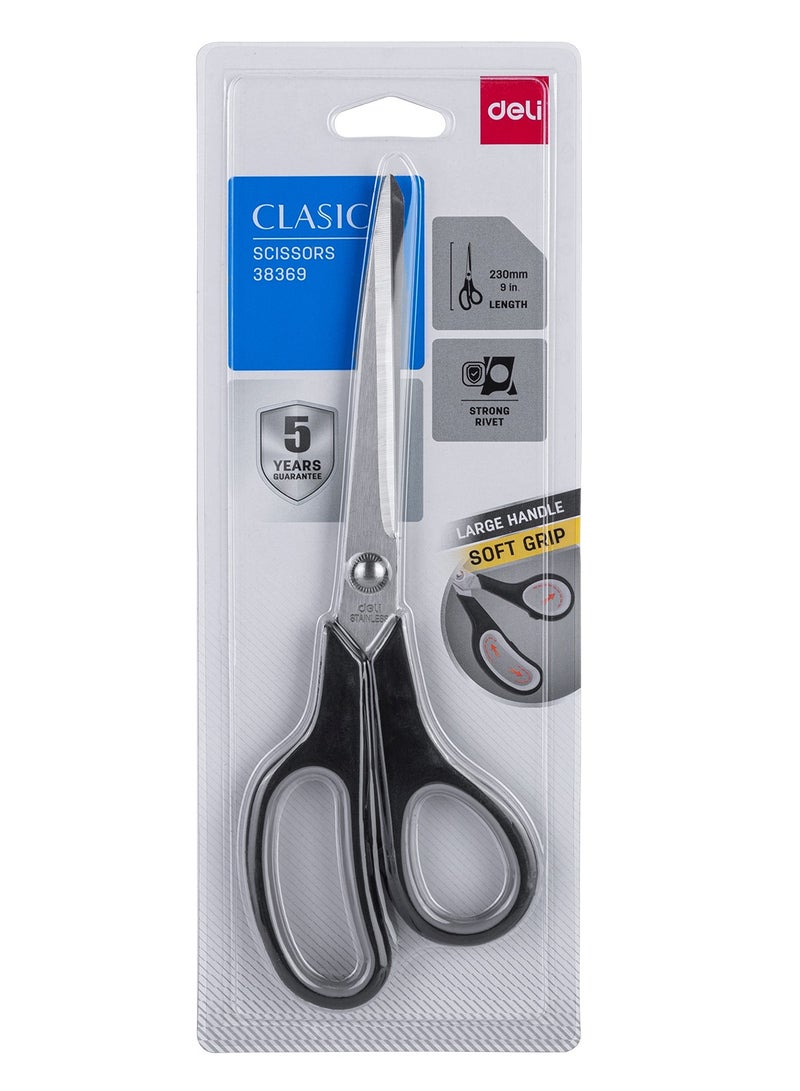 Deli مقص متعدد الأغراض مقاس 9 بوصات بمقابض كبيرة بألوان متنوعة - Image 2