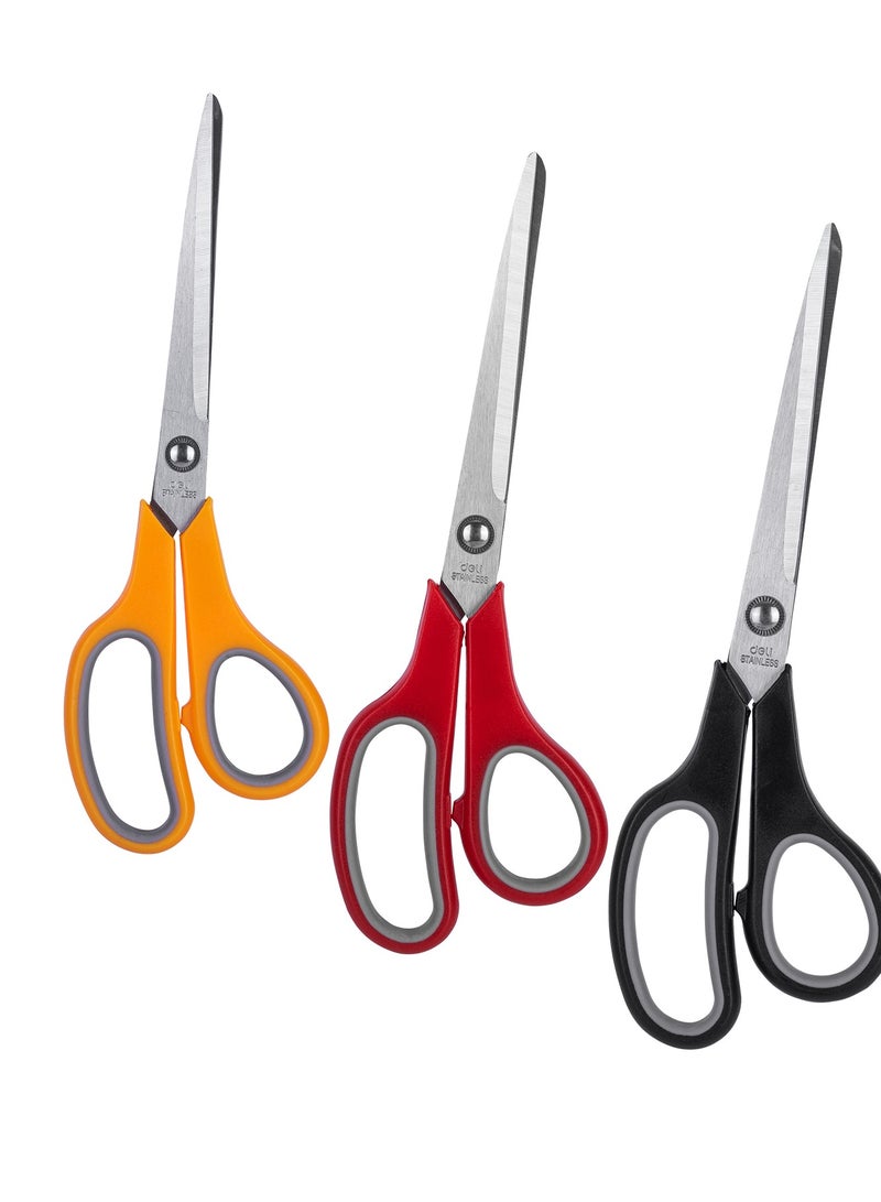 Deli مقص متعدد الأغراض مقاس 9 بوصات بمقابض كبيرة بألوان متنوعة - Image 5