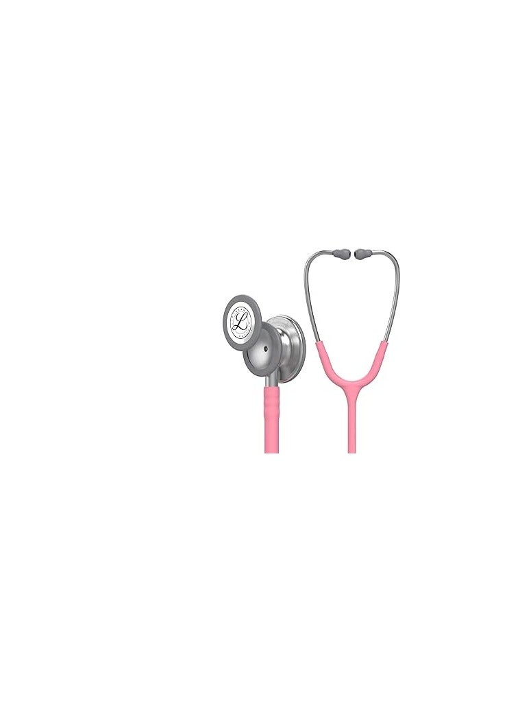 3M Littmann Classic Stethoscope – Pink Chestpiece and Pink Tube – 27 Inch Length – Model 5633 - Image 2