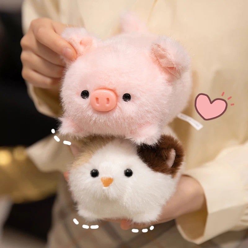 Y&D 16cm Cartoon Lying Animal Rabbit Panda and Puppy Plush Toy Soothing Stuffed Animal Toys - Image 3