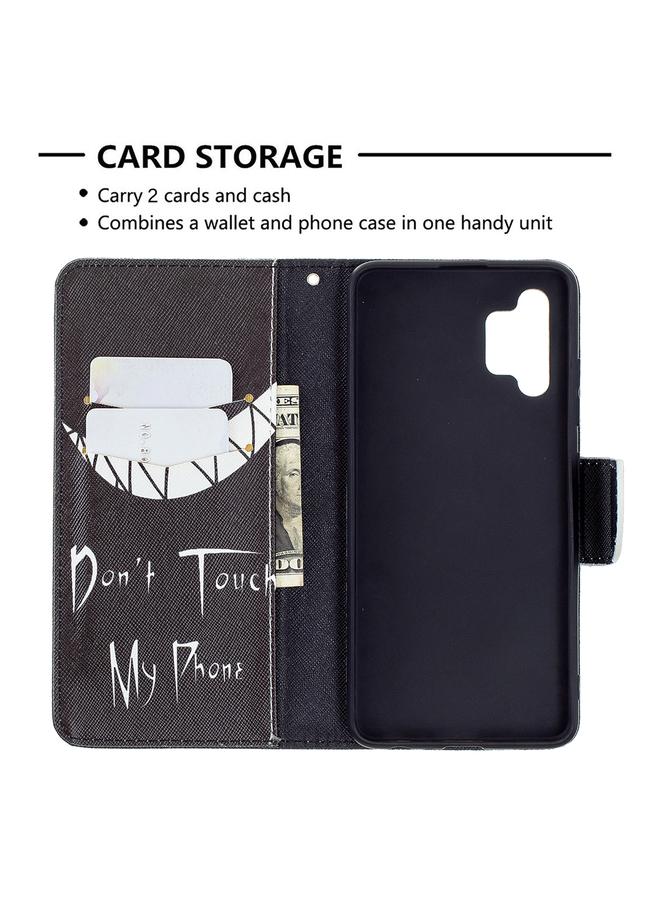 S-TOP Case For Samsung Galaxy A32 4G Colored Drawing Pattern Horizontal Flip Leather Case with Holder & Card Slots & Wallet - Image 5