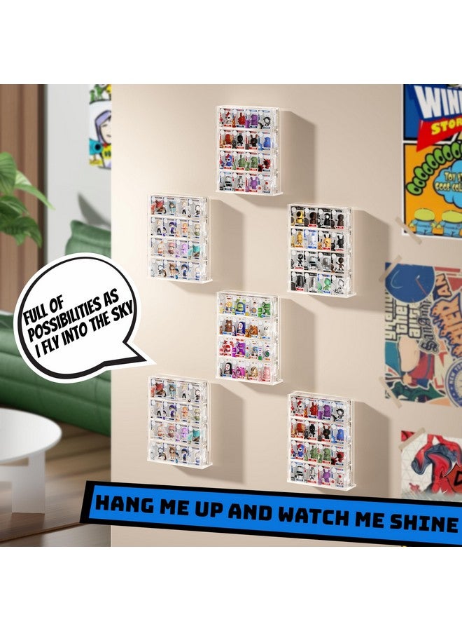 WINKINE Acrylic Display Case Bitty Protector Compatible with Funko Bitty Pop, 4-Tiered Clear Bittys Display Stand Shelf, Figure Stand Hard Case, Figurines Shelf Stand, Mini Collection Display Holder - Image 4
