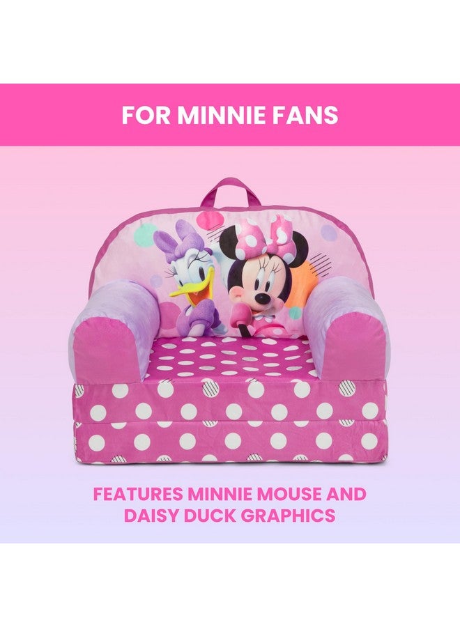 Delta CHILDREN Delta Children - Minnie Mouse Cozee Buddy Flip-Out Kids Chair, Pink - Image 3
