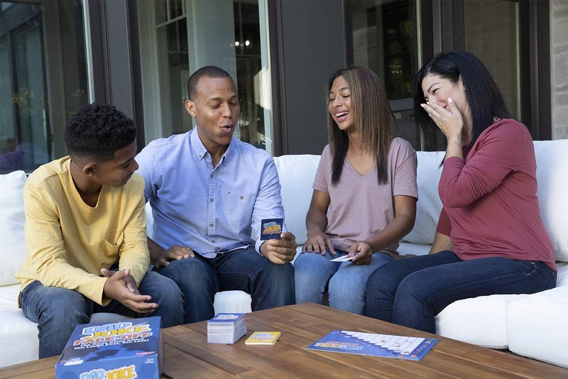 Ultra Pro Dad Joke Face-Off - You Laugh First, You Lose, Funny Hilarious Family Party Game with 600 Jokes, Joke Challenge for 2-12 Players, Fast-Paced Laughter Game, Competitive Humor, Quick 30-Minute Playtime - Image 3