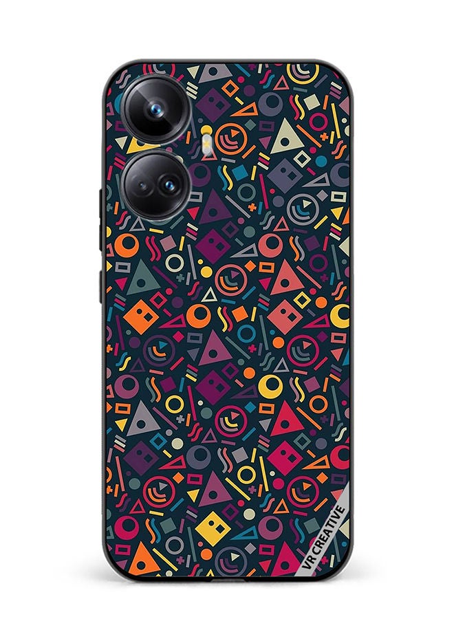VR CREATIVE Protective Case Cover For Realme 10 Pro Plus Maxin Pattern Design Multicolour - Image 1