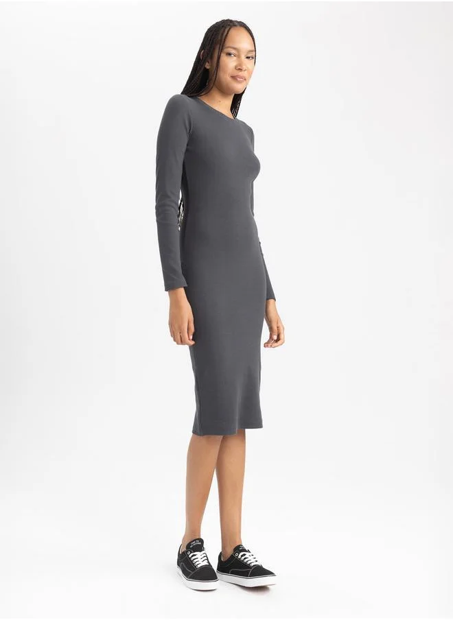 DeFacto Long Sleeve Knit Dress