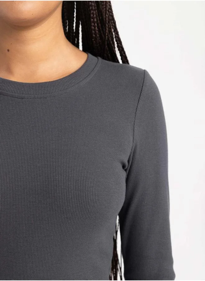 DeFacto Long Sleeve Knit Dress