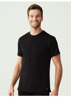 U.S. Polo Assn. Base. Polo Assn. - Men's Black 2-Piece Round Collar T-Shirt 90002  - Image 5