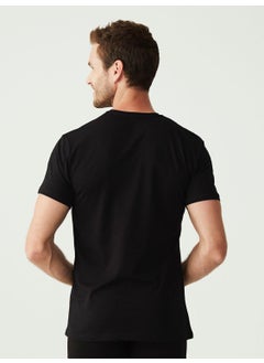 U.S. Polo Assn. Base. Polo Assn. - Men's Black 2-Piece Round Collar T-Shirt 90002  - Image 4