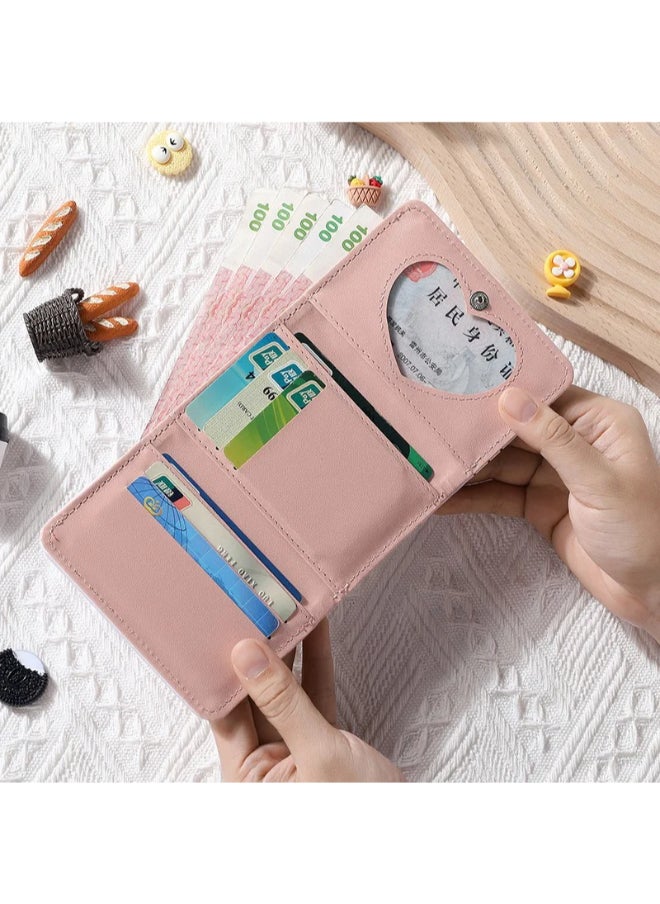Generic Leather Flip Wallet & Card Holder with Multiple  Pockets - Cute  - Image 4