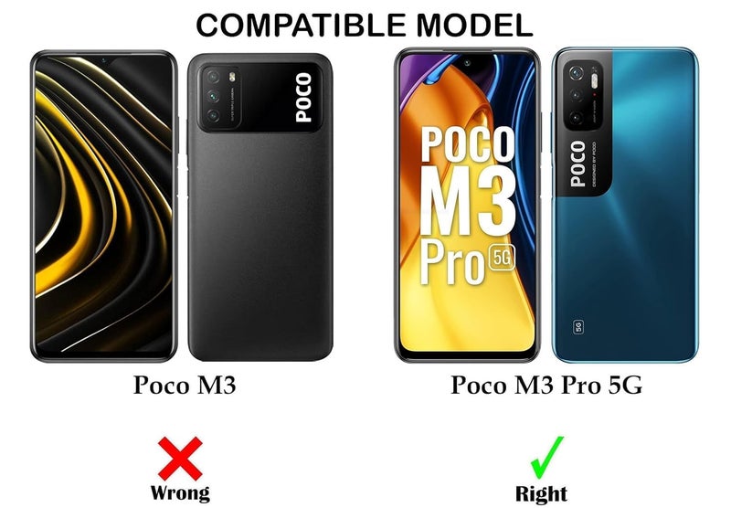 Jkobi Back Cover Case for Poco M3 Pro 5G (Textured Grip Design | Camera Protection | Slim and Light Weight | Soft Touch and Feel | Black) - Image 4