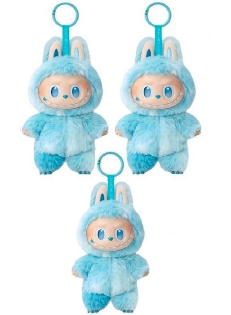 Pop Mart x Bobo & Coco Labubu The Monsters Big into Energy Series Hope Vinyl Plush PendantPack Of 3