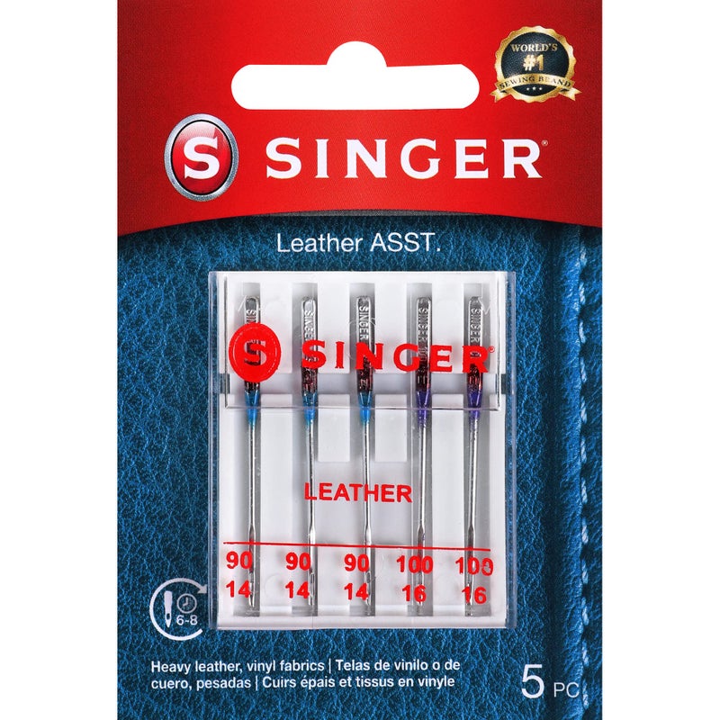SINGER Leather Sewing Machine Needles Size 9014 100165 Count