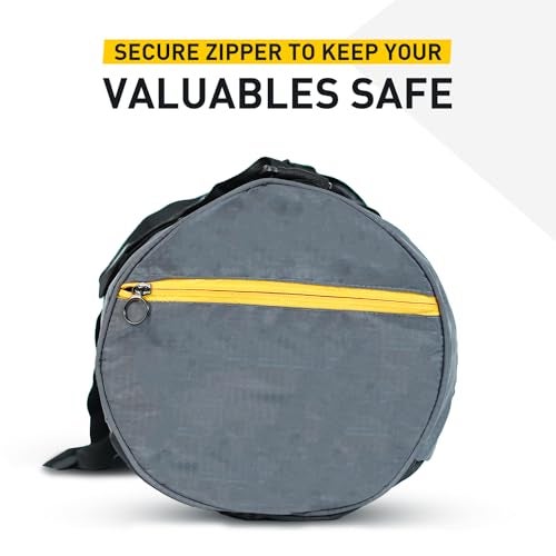 MuscleBlaze Gym Duffle Bag (Grey, 30L) | for Women and Men | Sports Bag - Image 5
