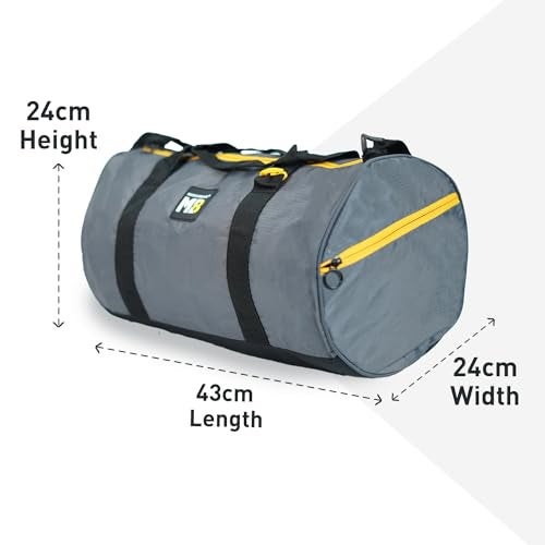 MuscleBlaze Gym Duffle Bag (Grey, 30L) | for Women and Men | Sports Bag - Image 3