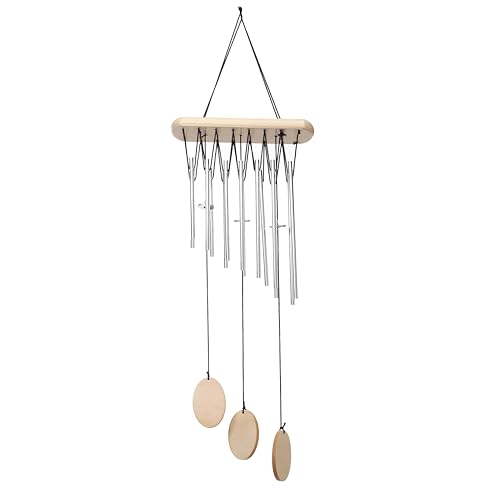 sculpmart Wind Chimes for Home Positive Energy - Hanging Bells for Home Decoration and Balcony Decor with Melody Sound (12-Pipe) - Image 3