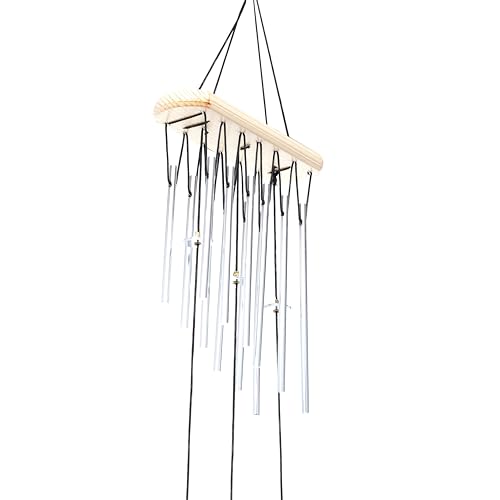 sculpmart Wind Chimes for Home Positive Energy - Hanging Bells for Home Decoration and Balcony Decor with Melody Sound (12-Pipe) - Image 5