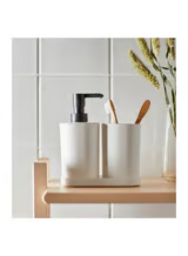 3-piece bathroom set, white - Image 3