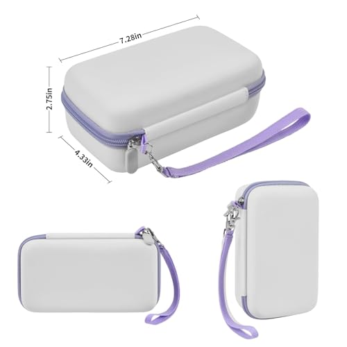 Grapsa Case Compatible with ESOXOFFORE for Dylanto for Anchioo for WEEFUN for GKTZ for Amzelas for Mafiti Instant Print Camera for Kids, Film Camera Storage Holder Organizer Bag (Box Only)- White - Image 5